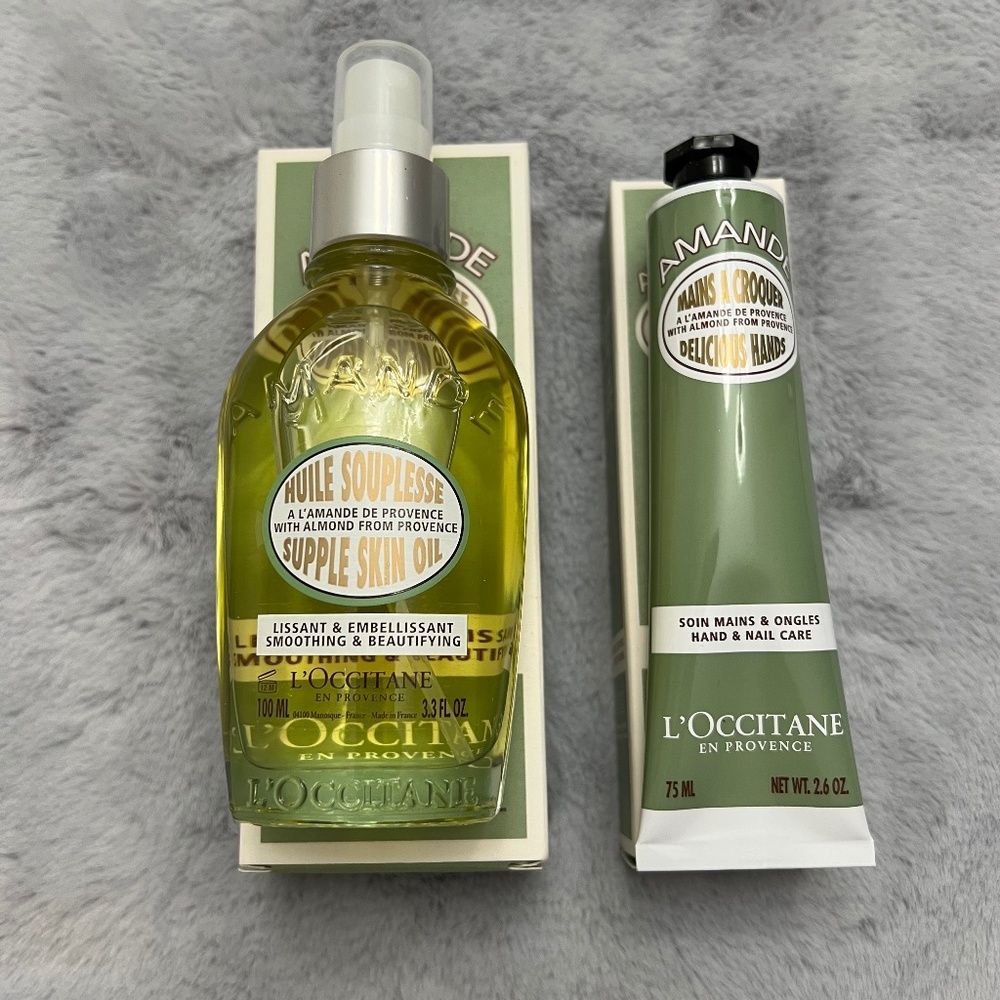 L’Occitane Almond Supple Skin Oil & Hand Cream Duo